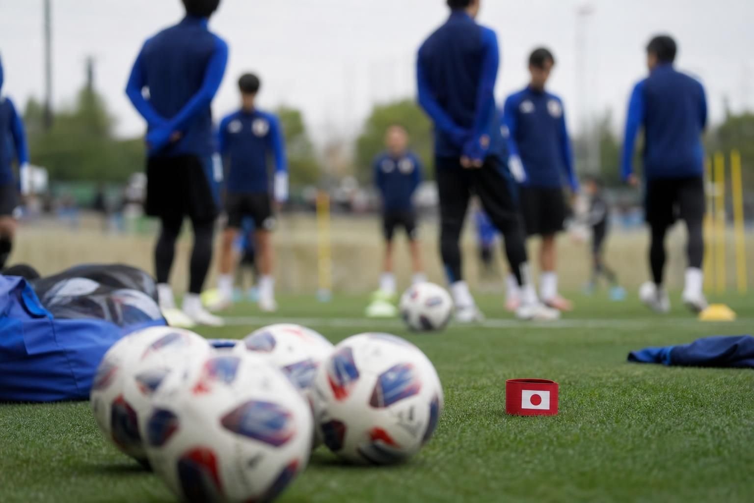 Gespannen Japanse training in aanloop naar het WK zonder herkenbare gezichten