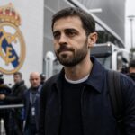 Bernardo Silva tijdens een voetbalcontext rond transfernieuws met Real Madrid en Manchester City