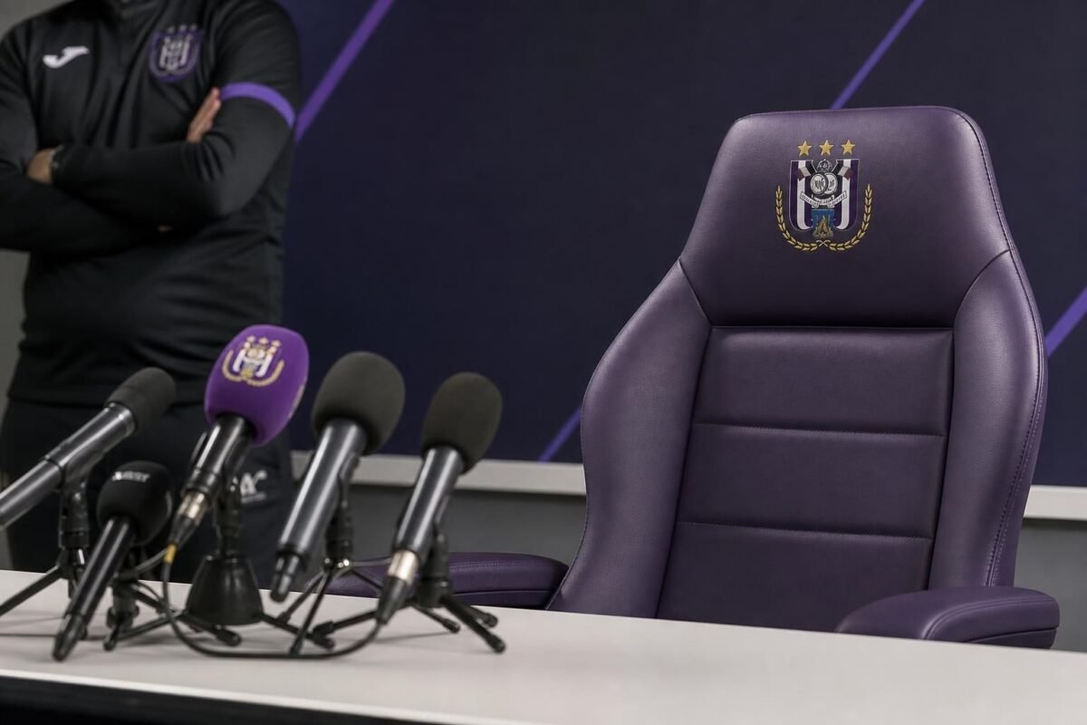 Perscontext bij Anderlecht tijdens de zoektocht naar een nieuwe hoofdtrainer