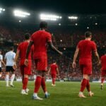 Canada-spelers in WK-sfeer voor de openingsmatch zonder herkenbare gezichten