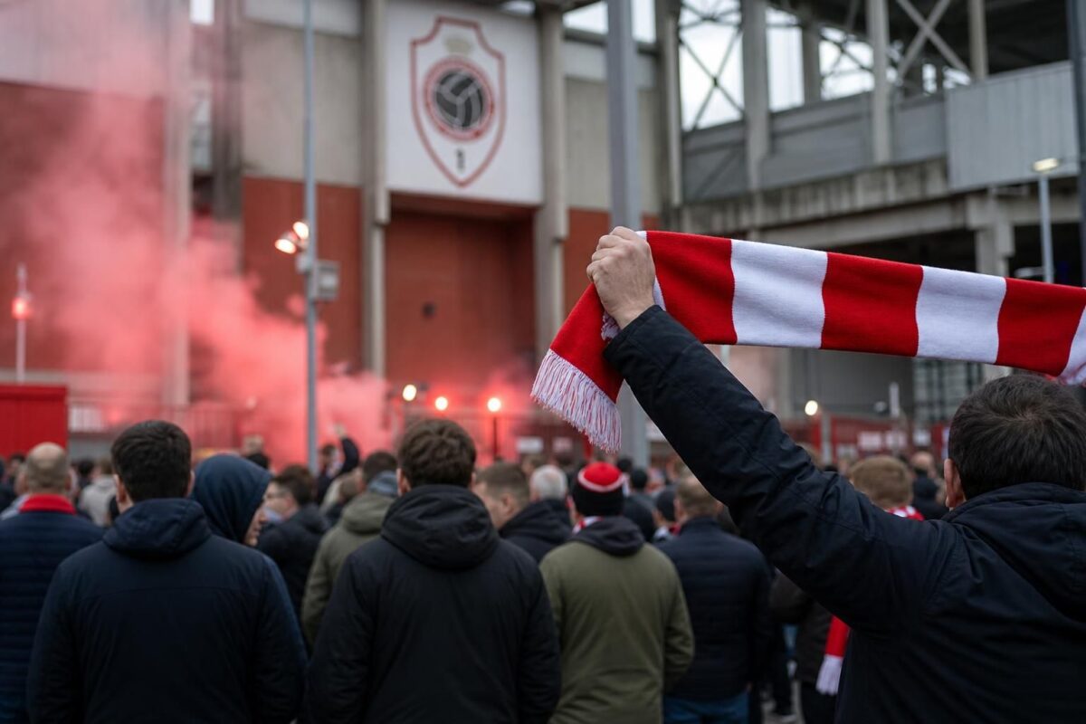 Gespannen sfeer rond de Bosuil bij Royal Antwerp FC na supportersprotest