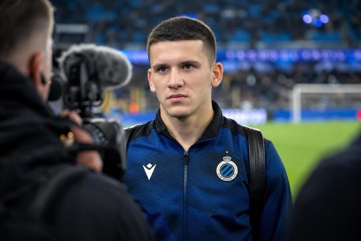 Christos Tzolis in de context van een mogelijke toptransfer bij Club Brugge