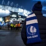 Transfercontext rond KAA Gent met de Planet Group Arena als achtergrond