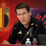 Rudi Garcia bij de Rode Duivels in een perscontext richting WK