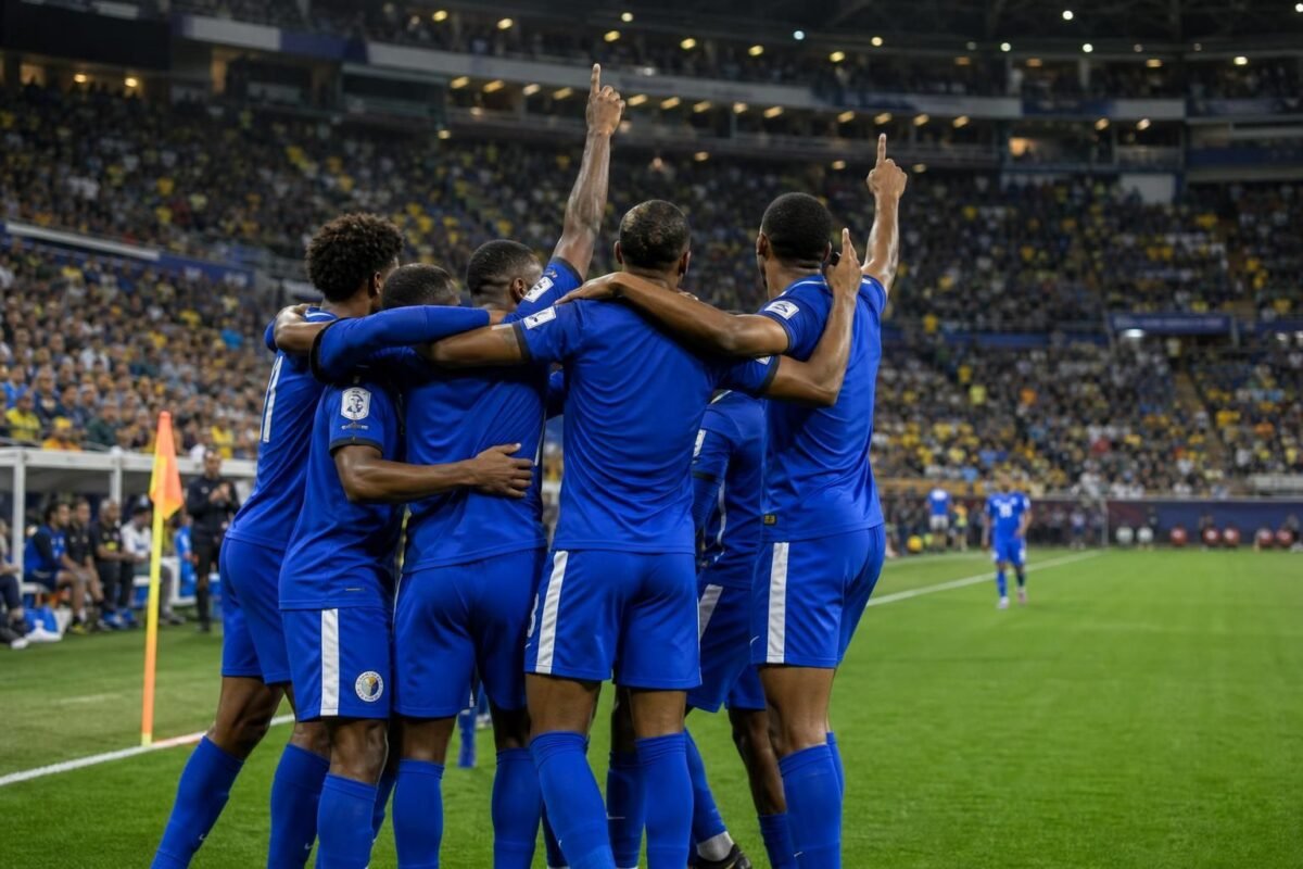 Curaçao viert een historisch WK-doelpunt tijdens een zware wedstrijd tegen Duitsland.