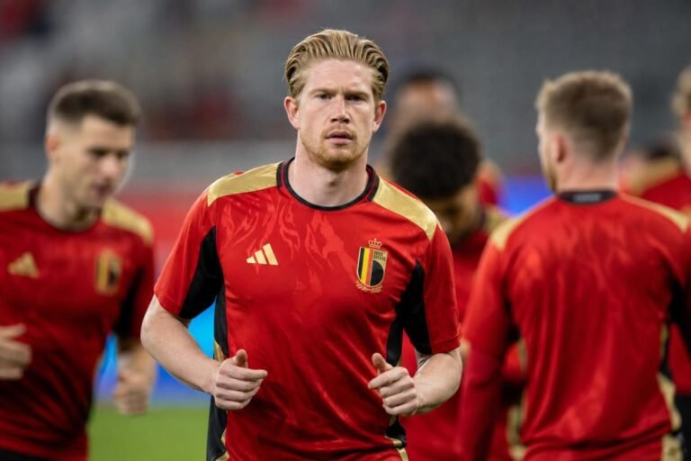 Kevin De Bruyne tijdens een gefocuste WK-voorbereiding met de Rode Duivels