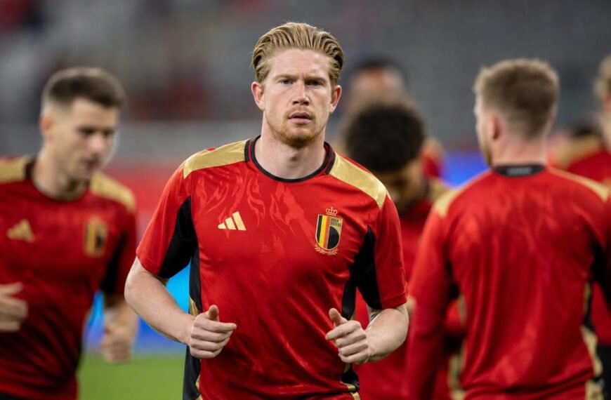 Kevin De Bruyne tijdens een gefocuste WK-voorbereiding met de Rode Duivels