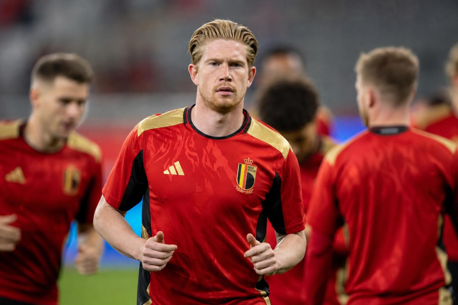 Kevin De Bruyne tijdens een gefocuste WK-voorbereiding met de Rode Duivels