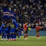 Kaapverdië viert een historisch punt tegen Spanje op het WK 2026