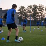 Jeugdtraining bij Club Brugge zonder herkenbare gezichten