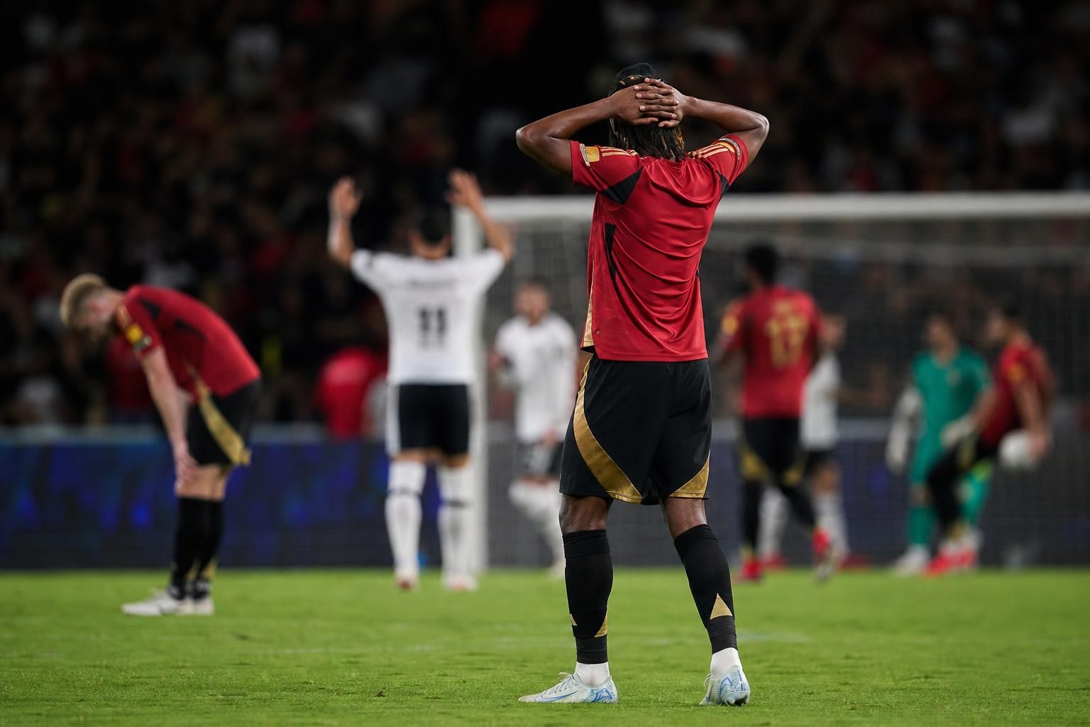 Gespannen wedstrijdsfeer rond de Rode Duivels op het WK tegen Egypte