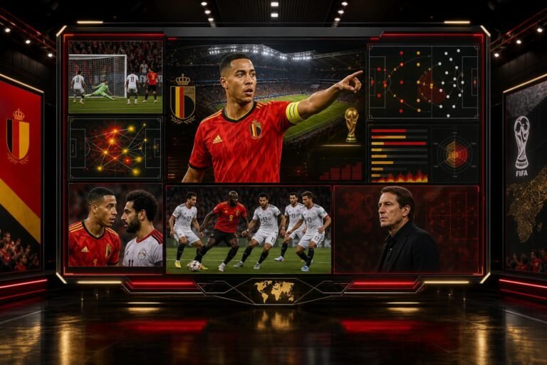 Youri Tielemans stuurt België aan tijdens de WK-wedstrijd tegen Egypte in Seattle