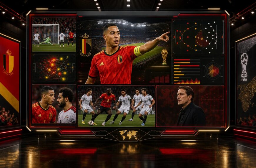 Youri Tielemans stuurt België aan tijdens de WK-wedstrijd tegen Egypte in Seattle