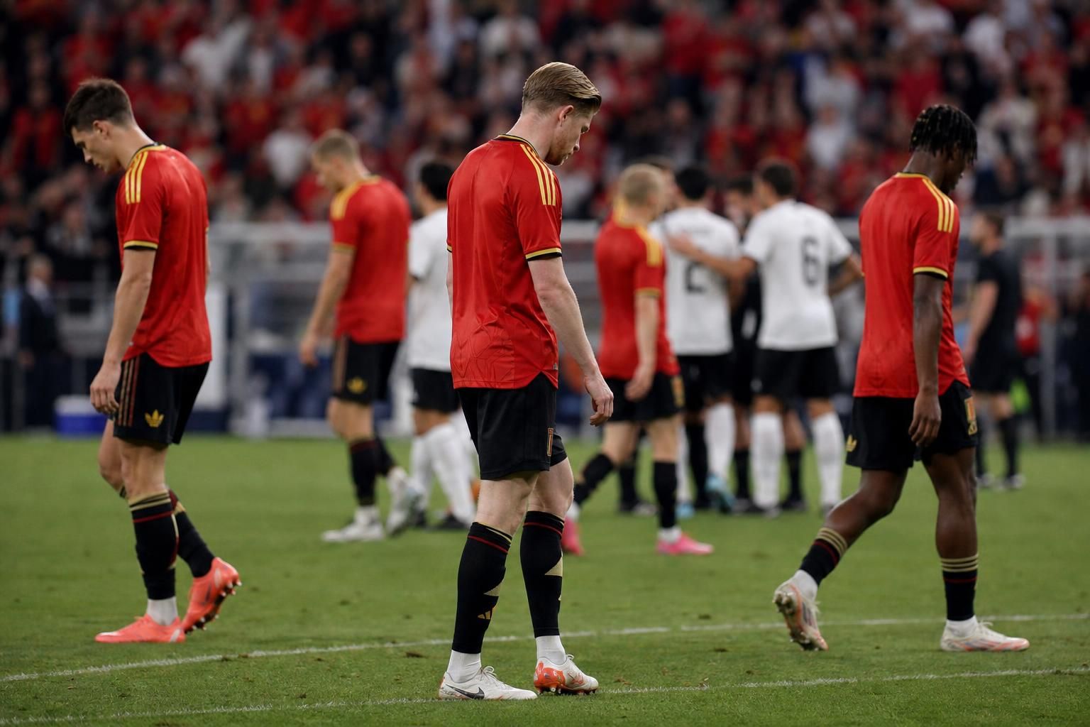Nathan Ngoy reageert na de moeilijke 1-1 van België tegen Egypte op het WK.
