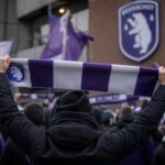 Mauve-witte Beerschot-sfeer rond een transfermoment zonder herkenbare gezichten