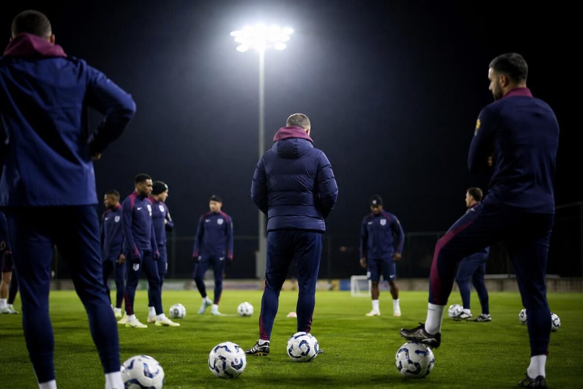 Tense training atmosphere during England's World Cup preparation after an injury setback