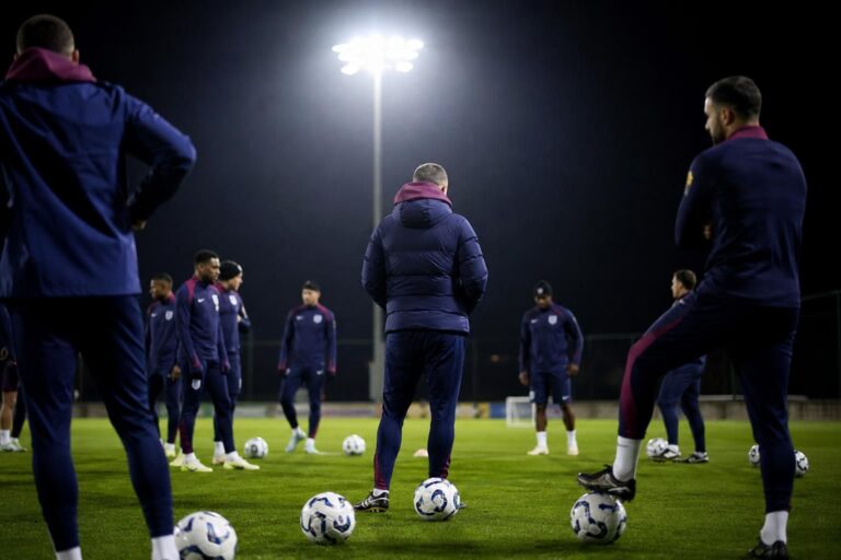 Tense training atmosphere during England's World Cup preparation after an injury setback
