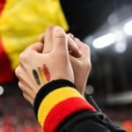 WK-steun voor Thibaut Courtois met Belgische details rond de Rode Duivels