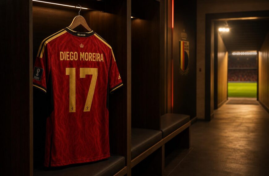 Diego Moreira als jonge Belgische flankaanvaller in WK-context