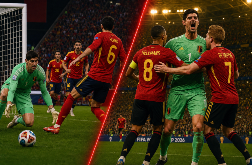 Wat als…. Rudi Garcia tegen Spanje Thibaut Courtois niรฉt had gewisseld?