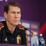 Rudi Garcia voor de WK-wedstrijd van de Rode Duivels tegen Senegal