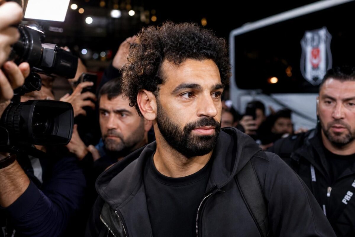 Mohamed Salah in een transfercontext rond een mogelijke overstap naar Besiktas.