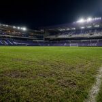 De grasmat van Lotto Park in aanloop naar Anderlechts Europese duel met Hammarby