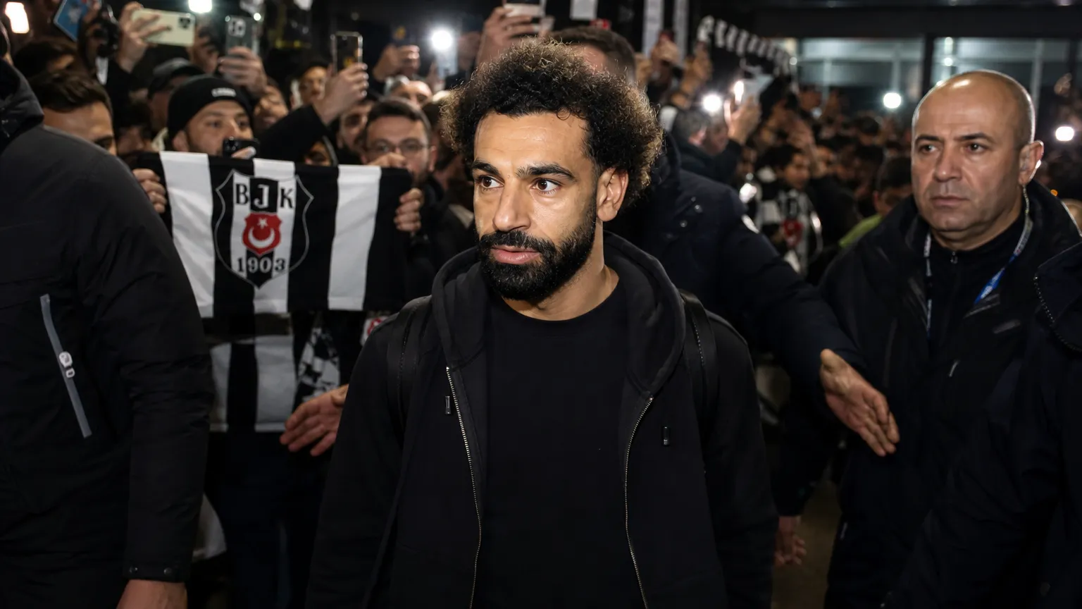 Mohamed Salah in een transfercontext rond de mogelijke overstap naar Besiktas