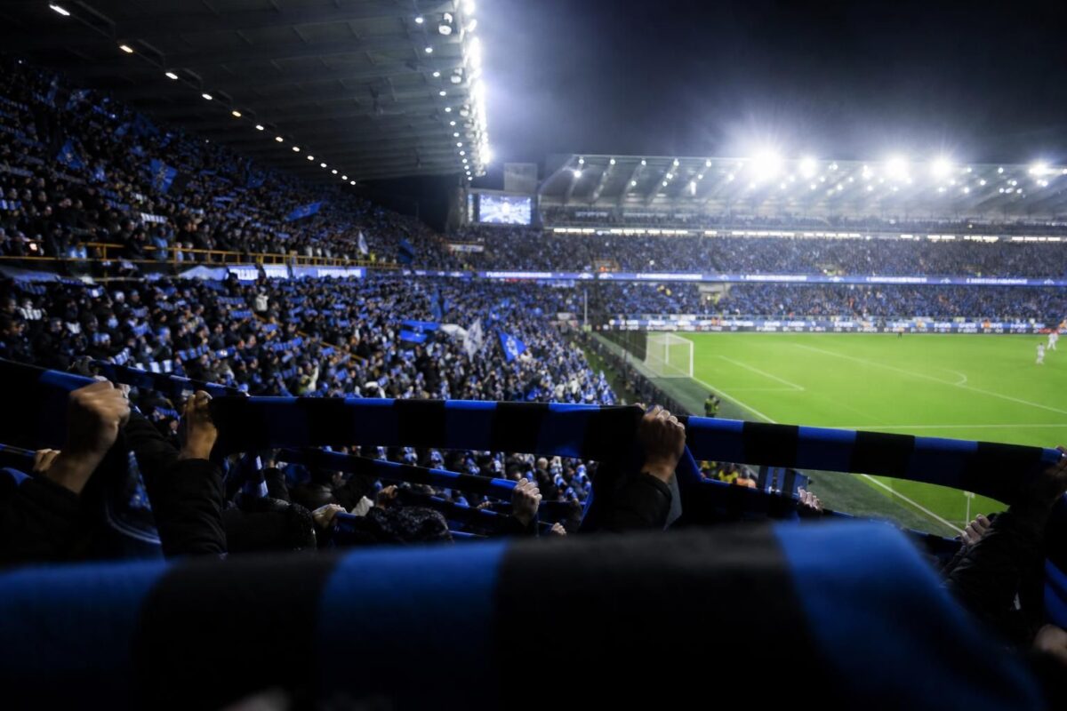 Club Brugge-supporters zorgen voor energie in het stadion