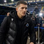 Christos Tzolis in de context van zijn mogelijke transfer van Club Brugge naar Arsenal