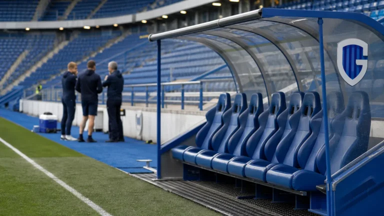 Transfercontext rond KRC Genk in de Cegeka Arena tijdens een drukke zomermercato