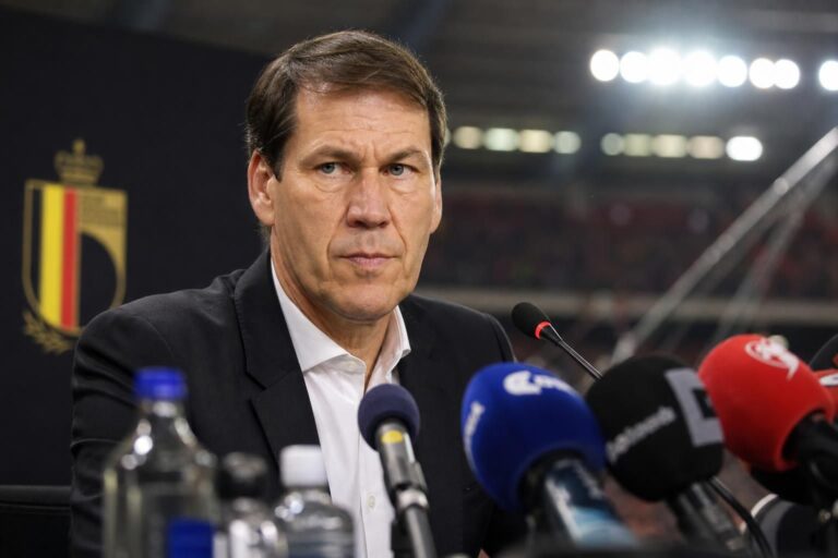 Rudi Garcia bij de Rode Duivels voor de WK-wedstrijd tegen de Verenigde Staten