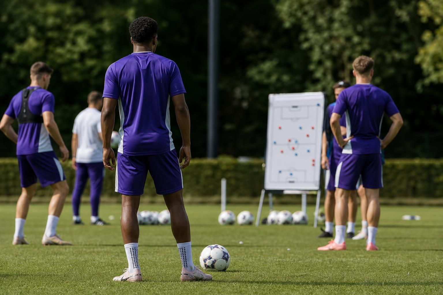 RSC Anderlecht bereidt zich voor op de Europese wedstrijd tegen Hammarby