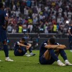 Franse spelers verwerken teleurstelling na de verloren troostfinale op het WK 2026