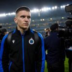 Christos Tzolis in een Club Brugge-context tijdens een geladen transferzomer