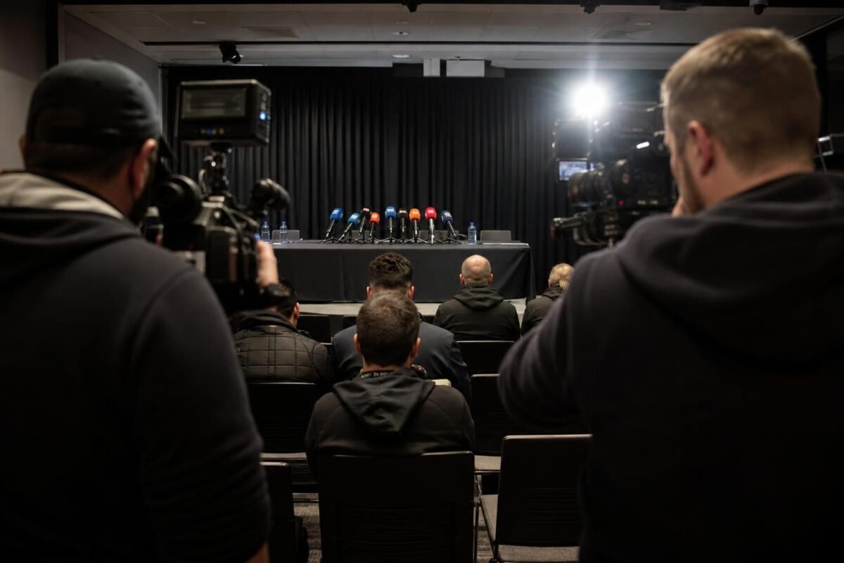 Gespannen persomgeving rond een arbitragekwestie zonder herkenbare personen