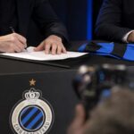 Contractmoment bij Club Brugge in een persomgeving zonder herkenbare gezichten