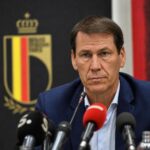 Rudi Garcia tijdens een persmoment bij de Rode Duivels
