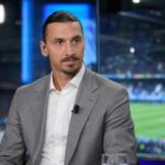 Zlatan Ibrahimovic tijdens een WK-gerelateerde studiocontext