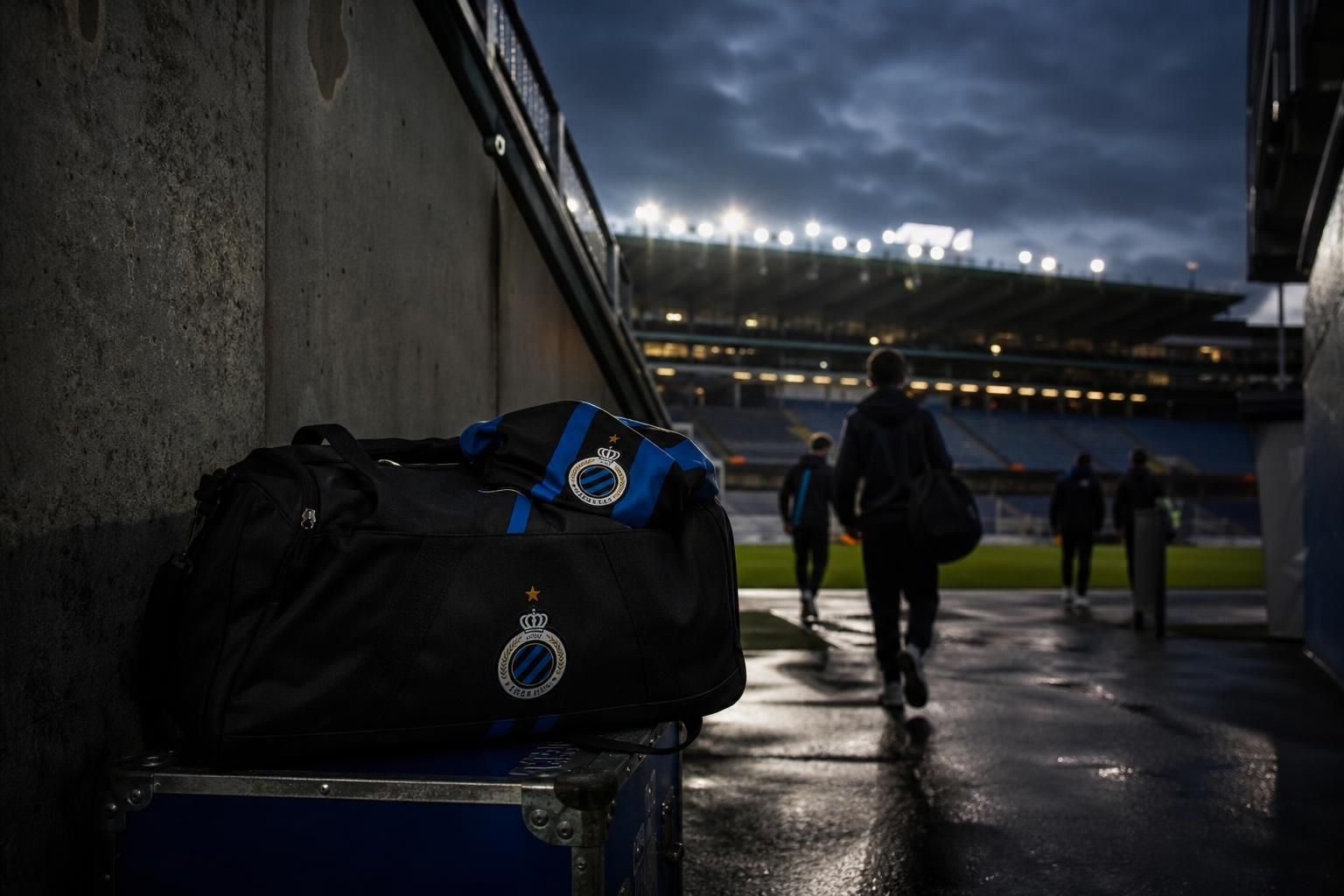 Transferdruk rond Club Brugge met Jan Breydel als decor
