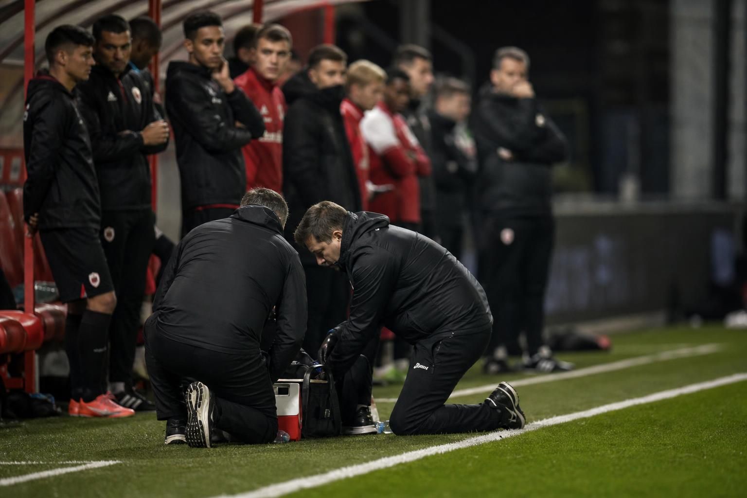 Zorg bij Royal Antwerp FC na de blessure van Daam Foulon in de voorbereiding
