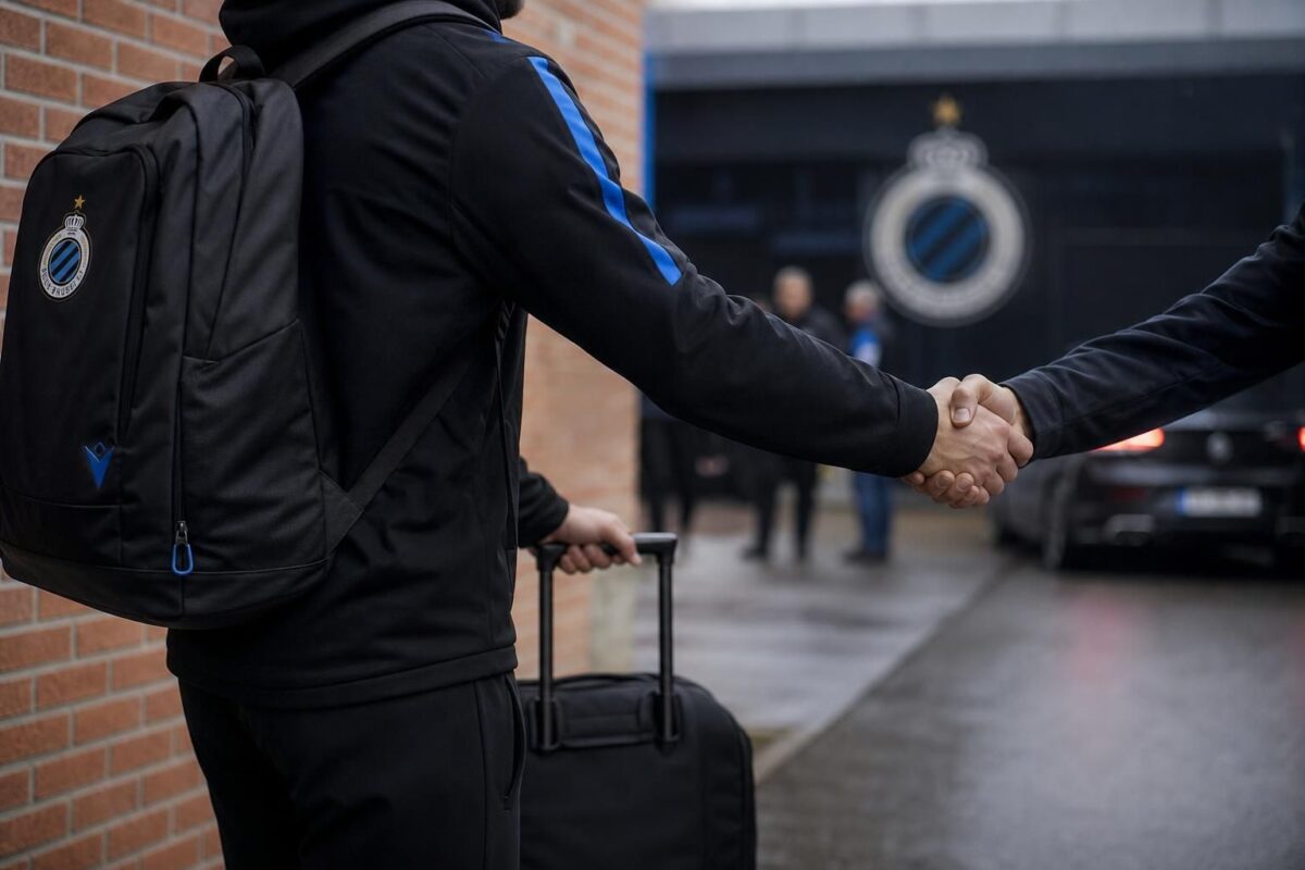 Transferbeeld rond Shandre Campbell na zijn vertrek bij Club Brugge naar KV Kortrijk