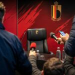 Persmoment rond de Rode Duivels tijdens de zoektocht naar een nieuwe bondscoach