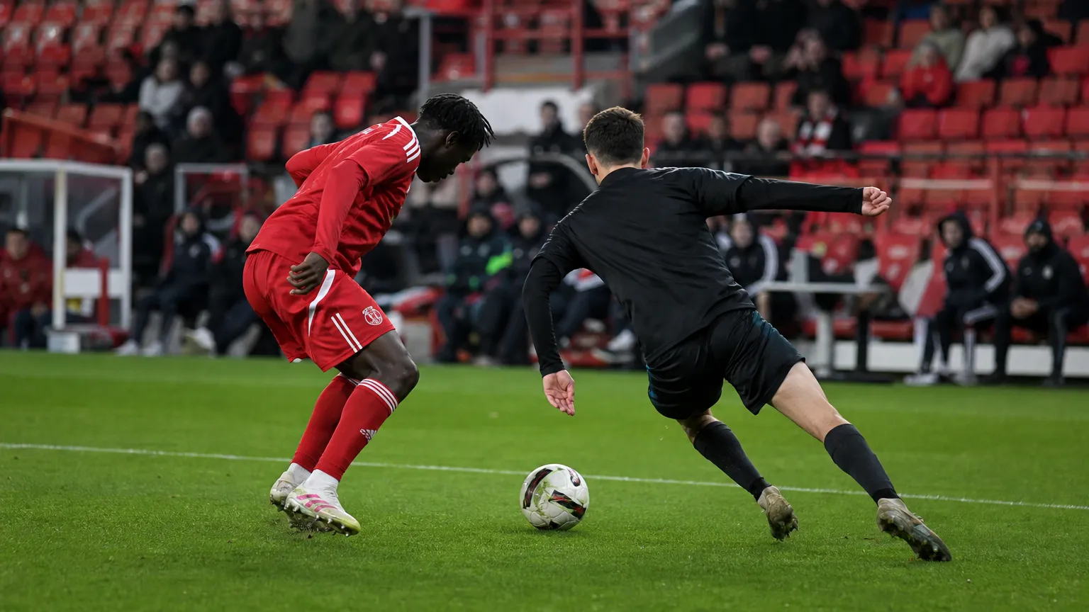 Standard Luik tijdens een oefenwedstrijd op Sclessin tegen RFC Seraing