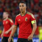 Youri Tielemans in actie bij de Rode Duivels tijdens het WK 2026