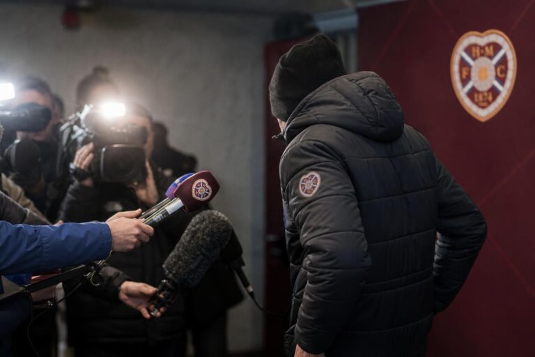 Wouter Vrancken reageert na de zware Europese nederlaag van Hearts tegen Sturm Graz