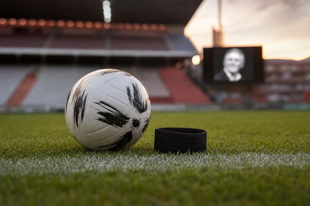 Stille voetbalhulde in een Belgisch stadion na het overlijden van Erwin Vandendaele