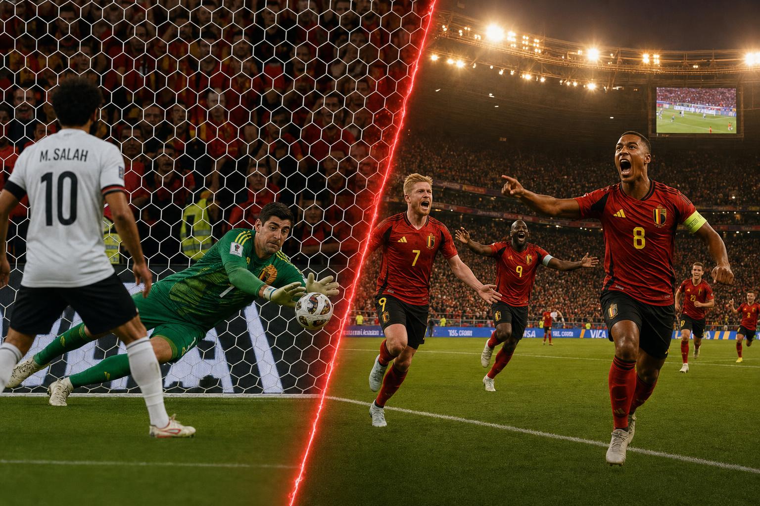 Courtois redt België met een penaltysave op WK 2026