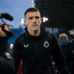 Christos Tzolis in Club Brugge-context bij mogelijke transfer naar Arsenal
