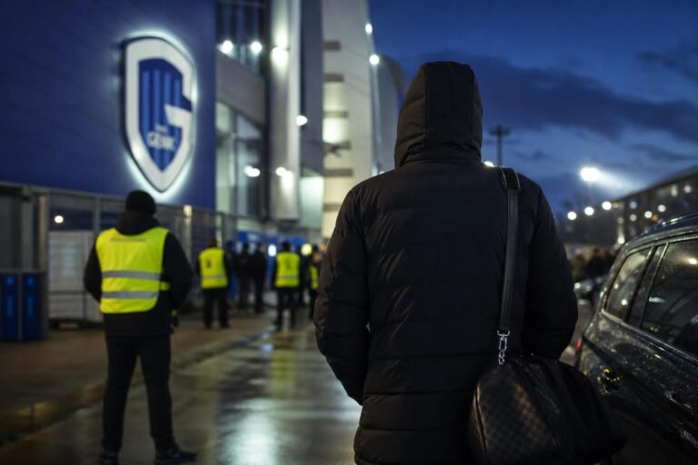 Transfersfeer rond KRC Genk in een stadionomgeving zonder herkenbare gezichten